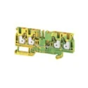 Weidmüller A Series DIN Rail Terminal Block Yellow, Green, 4mm², 1-Level, Push-in 2051560000