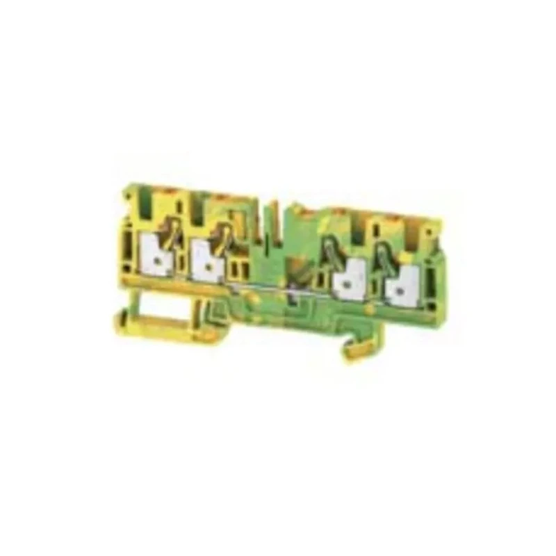 Weidmüller A Series DIN Rail Terminal Block Yellow, Green, 4mm², 1-Level, Push-in 2051560000