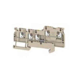 Weidmüller DIN Rail Terminal Block Beige 1.5mm² 2-Level Push-in 250V 13.5A 1992230000