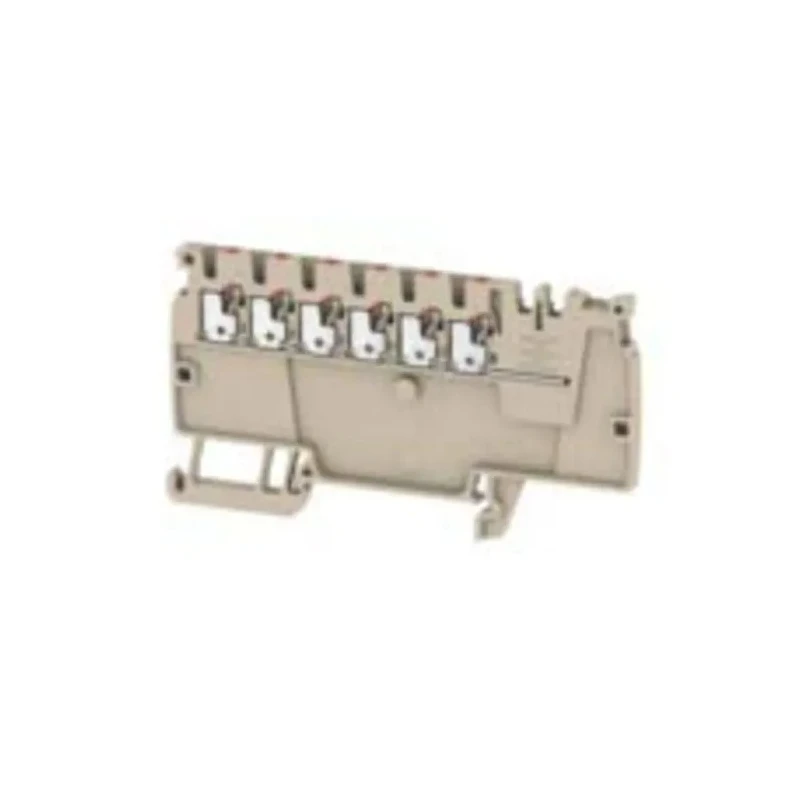 Weidmüller A Series DIN Rail Terminal Block Beige 1.5mm² 1-Level Push-in 1988160000