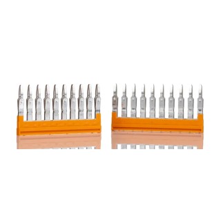 Weidmüller A Series Jumper Bar for Klippon Connect Terminal Blocks 24A Current Rating Orange Wemid Housing 1527690000