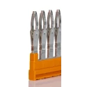 Weidmüller A Series Jumper Bar for Klippon Connect Terminal Blocks 24A Current Rating Orange Wemid Housing 1527690000