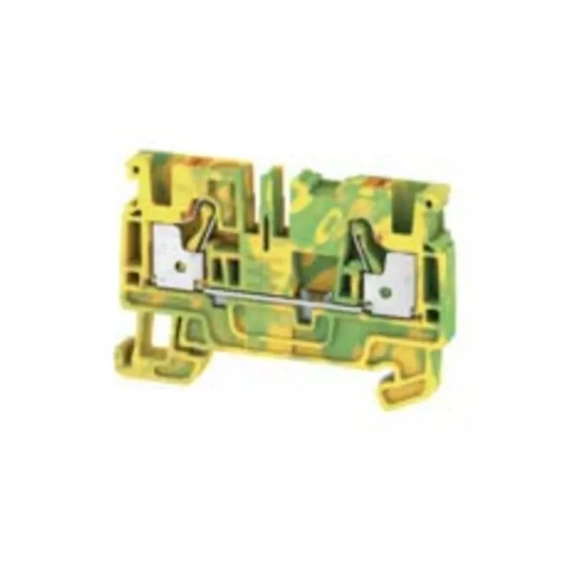 Weidmüller A Series DIN Rail Terminal Block Green, Yellow, 4mm² Cable CSA, 1-Level, Push-in Termination, 800V 2051360000