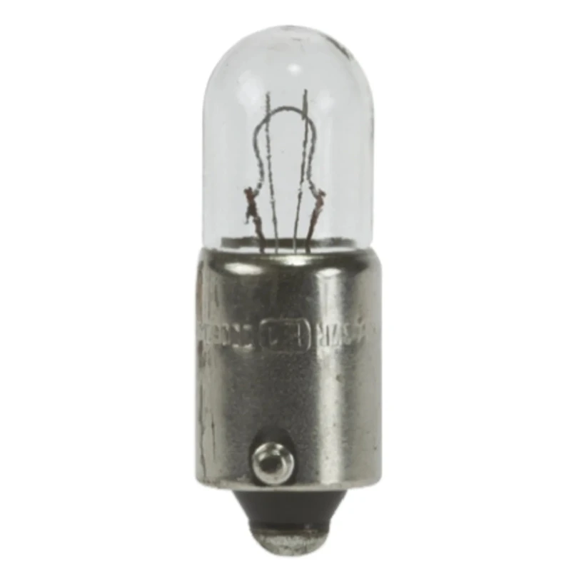 Osram Automotive Incandescent Lamp, Clear, 24V, 4W, BA9S Base, Diameter 8.8mm BA9S