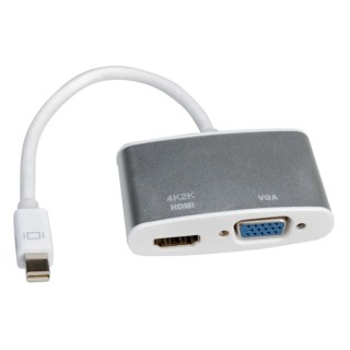 Roline HDMI Female Straight Mini DisplayPort AV Adapter 150mm Length 12.03.3161-5