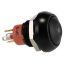 APEM IP Series Illuminated Push Button Switch, Momentary, Panel Mount, 13.6 mm Cutout, SPST, Red LED, IP67 IPR3SAD2L0S