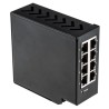 RS PRO Unmanaged 8 Port 10/100 Mbps Ethernet Switch, DIN Rail Mount, Metal Case 144-8676