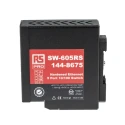 RS PRO Unmanaged 5 Port Ethernet Switch 10/100 Mbps, DIN Rail Mount, Metal Case 144-8675