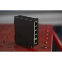 RS PRO Unmanaged 5 Port Ethernet Switch 10/100 Mbps, DIN Rail Mount, Metal Case 144-8675