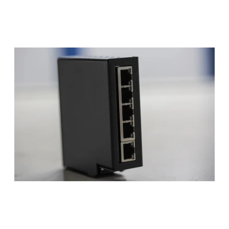 RS PRO Unmanaged 5 Port Ethernet Switch 10/100 Mbps, DIN Rail Mount, Metal Case 144-8675