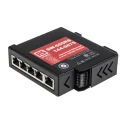RS PRO Unmanaged 5 Port Ethernet Switch 10/100 Mbps, DIN Rail Mount, Metal Case 144-8675