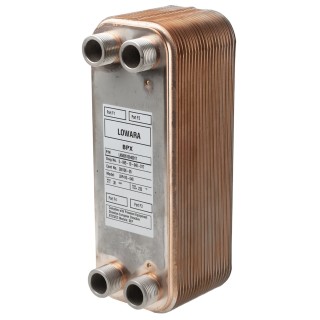 Xylem Liquid Heat Exchanger Brazed Plate Copper Radiator 309.6 mm Height 112 mm Width 24.1 mm Depth LN569510040017