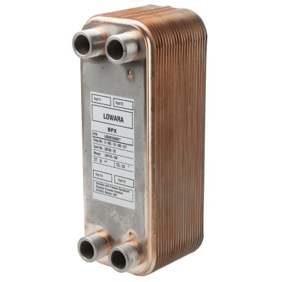 Xylem Liquid Heat Exchanger Brazed Plate Copper Radiator 309.6 mm Height 112 mm Width 24.1 mm Depth LN569510040017
