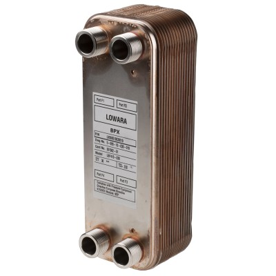 Xylem Liquid Heat Exchanger 30 Cooling Elements Copper Radiator 316L Stainless Steel Tube Connector 232°C Max LN569510030019