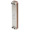 Xylem Liquid Heat Exchanger Brazed Plate, Copper Radiator, 316L Stainless Steel Connectors, 525.4 mm Height LN569515014002