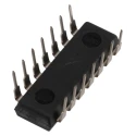Texas Instruments 2 Flip Flop IC HCT, 14-Pin PDIP, 4.5 to 5.5V, 16MHz Clock Frequency CD74HCT74E