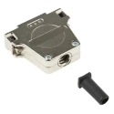Phoenix Contact Die Cast Zinc Straight D-Sub Backshell, 25 Contacts, Strain Relief, Nickel Plated Housing 1419727