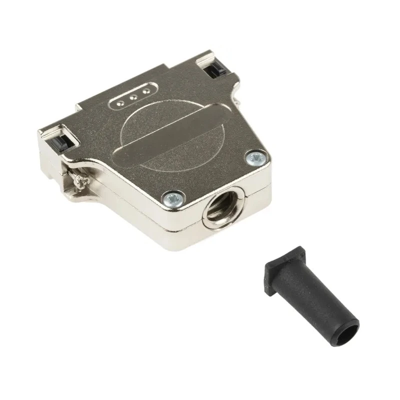 Phoenix Contact Die Cast Zinc Straight D-Sub Backshell, 25 Contacts, Strain Relief, Nickel Plated Housing 1419727