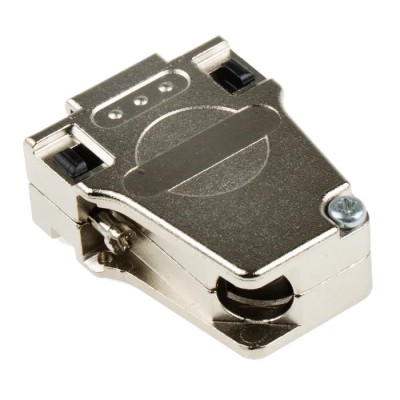 Phoenix Contact DSSC Series Die Cast Zinc Right Angle D-Sub Backshell 9 Way Strain Relief 1419723
