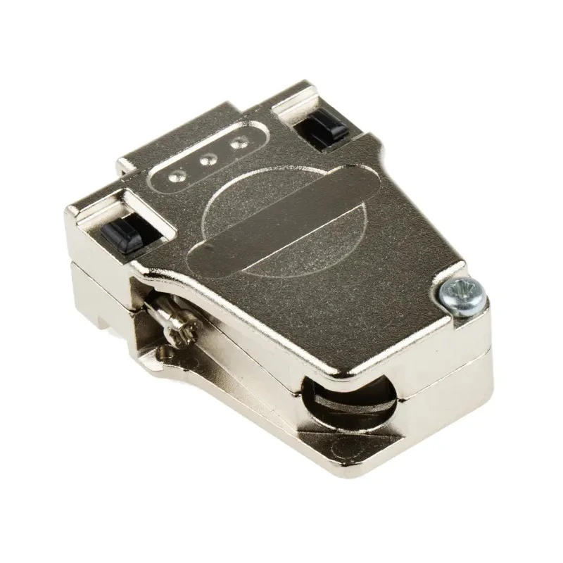 Phoenix Contact DSSC Series Die Cast Zinc Right Angle D-Sub Backshell 9 Way Strain Relief 1419723