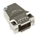 Phoenix Contact DSSC Series Die Cast Zinc Right Angle D-Sub Backshell 9 Way Strain Relief 1419723