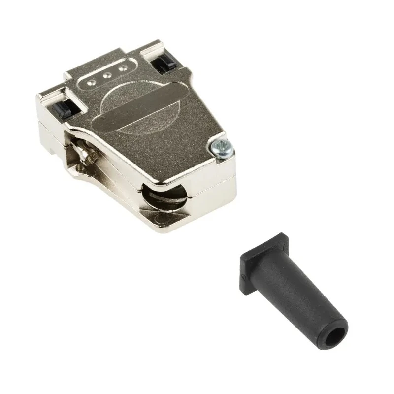 Phoenix Contact DSSC Series Die Cast Zinc Right Angle D-Sub Backshell 9 Way Strain Relief 1419723