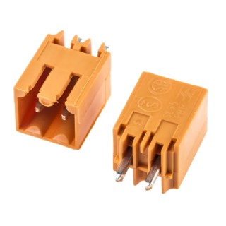 Weidmüller OMNIMATE SL Series Pluggable Terminal Block 2-Contact 3.5 mm Pitch 1 Row 320V 17A Polybutylene 1604470000