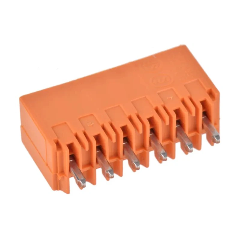 Weidmüller OMNIMATE SL Series 6-Contact Pluggable Terminal Block, 3.5 mm Pitch, 1 Row, 320V, 17A, Polybutylene 1604510000