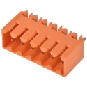 Weidmüller OMNIMATE SL Series 6-Contact Pluggable Terminal Block, 3.5 mm Pitch, 1 Row, 320V, 17A, Polybutylene 1604510000