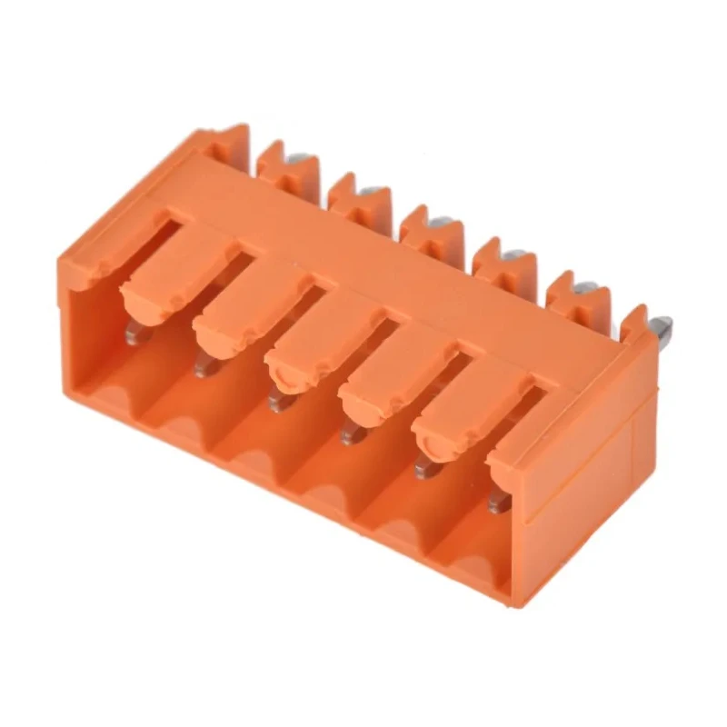 Weidmüller OMNIMATE SL Series 6-Contact Pluggable Terminal Block, 3.5 mm Pitch, 1 Row, 320V, 17A, Polybutylene 1604510000