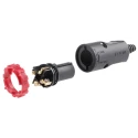 RS PRO Loudspeaker Connector 4 Way Male, Straight Cable, Black, 20A, Screw Termination 171-102
