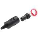 RS PRO Loudspeaker Connector 4 Way Male, Straight Cable, Black, 20A, Screw Termination 171-102