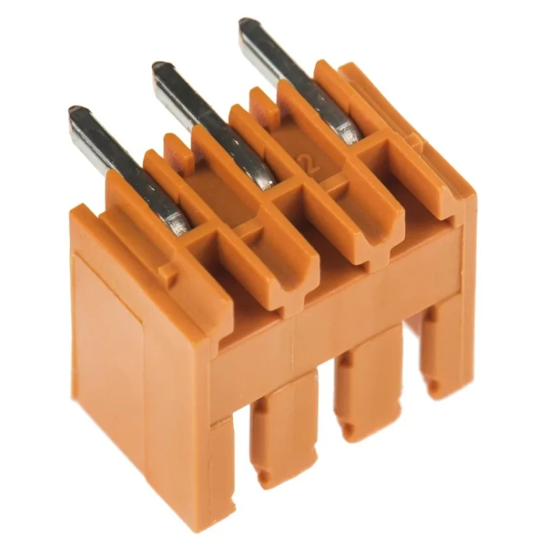 Weidmüller OMNIMATE SL Series Pluggable Terminal Block, 3-Contact, 3.5 mm Pitch, 1 Row, 17A Current, 320V Voltage 1605080000