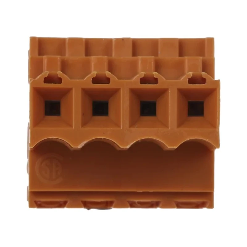 Weidmüller BL Series Pluggable Terminal Block 4-Contact 3.5 mm Pitch 1 Row 320V 17A Housing Polybutylene 1597380000