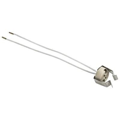 BJB Halogen Lamp Holder GX5.3 Clip Screw 10A 50V Ceramic Mica 22.2mm x 19.3mm 25.105.3101.00