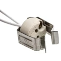 BJB Halogen Lamp Holder GX5.3 Clip Screw 10A 50V Ceramic Mica 22.2mm x 19.3mm 25.105.3101.00