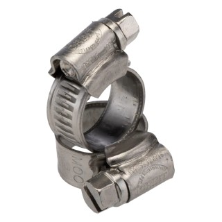 HI-GRIP Stainless Steel Hex Screw Worm Drive Hose & Jubilee Clip 9.5mm Band Width 11-16mm ID 145-0265