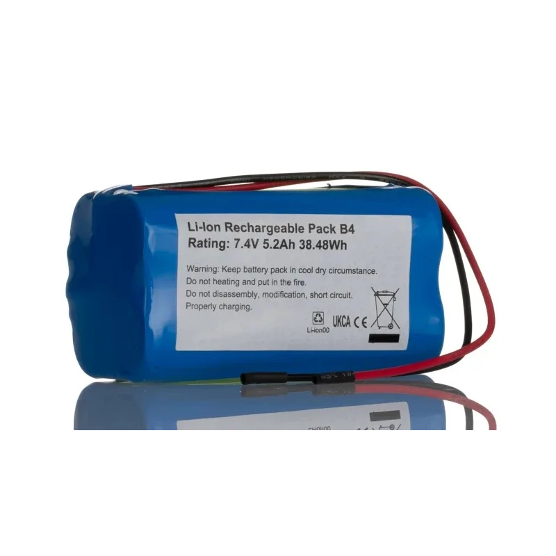 Ansmann 7.4 V Lithium-ion Rechargeable Battery Pack 5.2 Ah 4 Cells 37x69x38 mm 144-9411