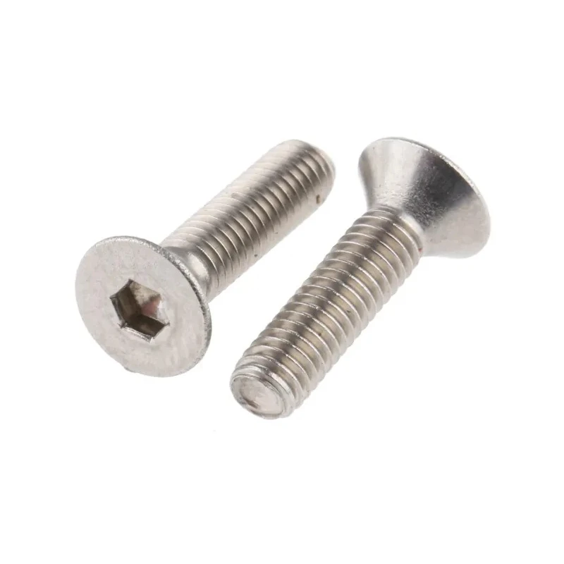RS PRO Plain Stainless Steel Hex Socket Countersunk Screw M3 x 12 mm 171-809