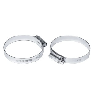 RS PRO Mild Steel Zinc Plated Hex Screw Worm Drive Hose Clip 55-70 mm ID 145-0255