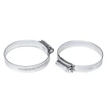 RS PRO Mild Steel Hex Screw Worm Drive Hose Clip 70-90 mm Diameter 145-0257
