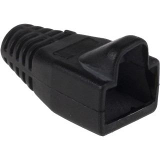 RS PRO Black Polyvinyl Chloride Boot for Use with RJ45 Connectors RJ45