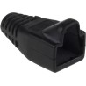 RS PRO Black Polyvinyl Chloride Boot for Use with RJ45 Connectors RJ45