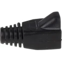RS PRO Black Polyvinyl Chloride Boot for Use with RJ45 Connectors RJ45