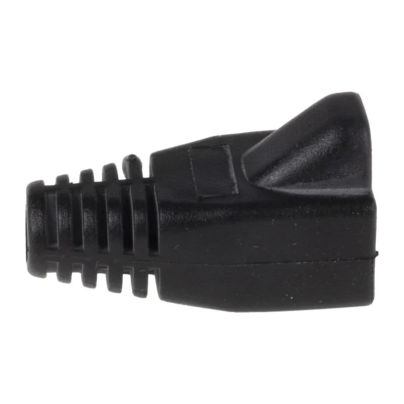 RS PRO Black Polyvinyl Chloride Boot for Use with RJ45 Connectors RJ45