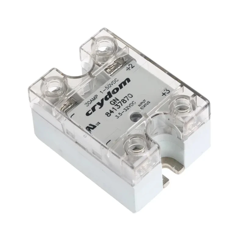 Crydom Solid State Relay Panel Mount 30A DC Load 50V DC Load 32V DC Control 84137870