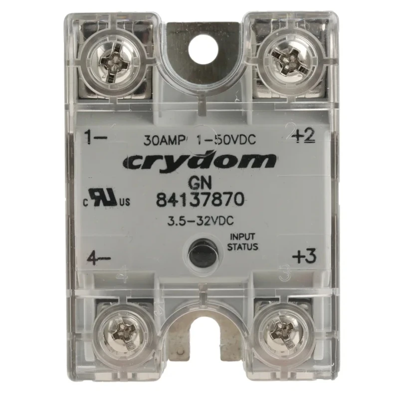 Crydom Solid State Relay Panel Mount 30A DC Load 50V DC Load 32V DC Control 84137870