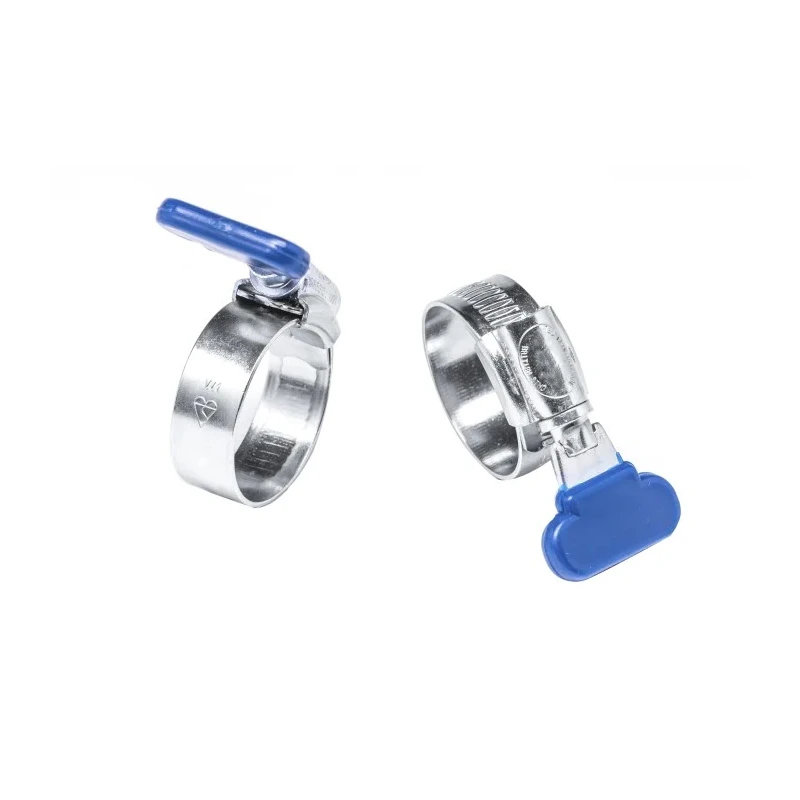 RS PRO Zinc Plated Mild Steel Worm Drive Hose Clip Thumb Screw 12mm Width 25-35mm ID 145-0293