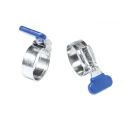 RS PRO Zinc Plated Mild Steel Worm Drive Thumb Screw Hose Clip 12mm Width 35-50mm ID 145-0295