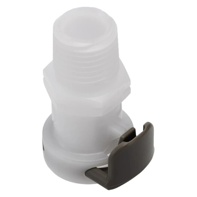 Colder Products Hose Connector 1/4 in BSPT Male Acetal Body Grey 8.3 bar APC10004BSPT